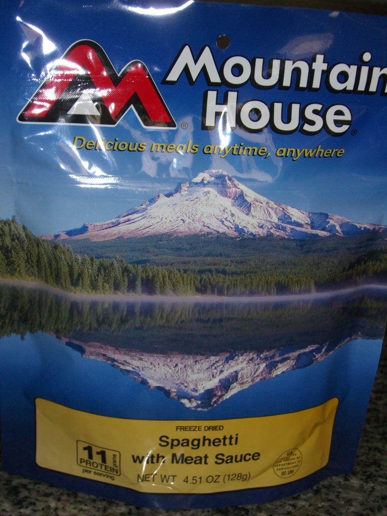 Taste Test: Mountain House Spaghetti with Meat Sauce Freeze-dried-food-05052011-003-768x1024