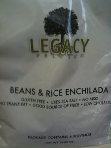 Legacy Premium Beans and Rice Enchilada