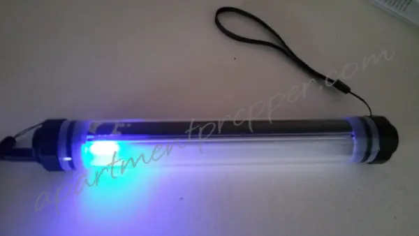 SunJack Lightstick charging indicator lights