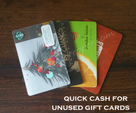 Money Mondays: Quick Cash for Unused Gift Cards ...