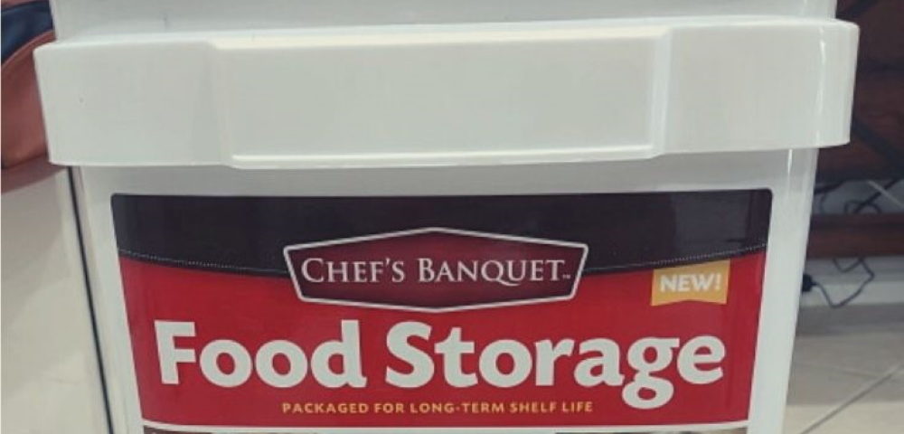 Chef's Banquet 1 Month (30 Day) Emergency Food Supply 10.5 Gallon