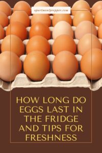 How Long Do Eggs Last In The Fridge And Tips For Freshness - Apartment ...