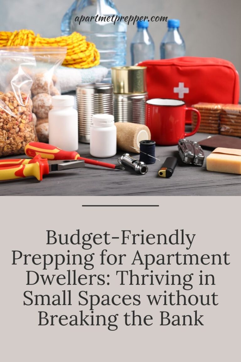 Small Apartment Prepper: How to Prepare for Emergencies in a Limited Space